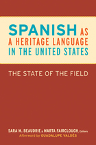 front cover of Spanish as a Heritage Language in the United States