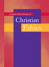 front cover of Journal of the Society of Christian Ethics