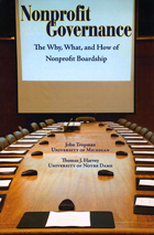 front cover of Nonprofit Governance