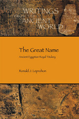 front cover of The Great Name