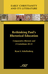 front cover of Rethinking Paul's Rhetorical Education