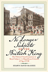 front cover of No Longer Subjects of the British King