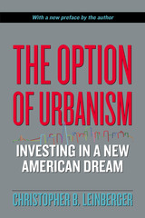 front cover of The Option of Urbanism