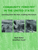 front cover of Community Forestry in the United States