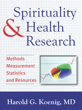 front cover of Spirituality and Health Research