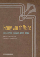 front cover of Henry van de Velde