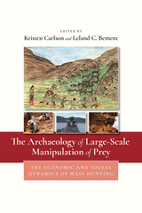 front cover of The Archaeology of Large-Scale Manipulation of Prey
