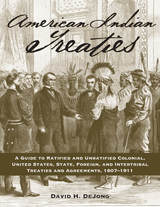 front cover of American Indian Treaties