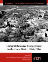 front cover of Cultural Resource Management in the Great Basin 1986–2016