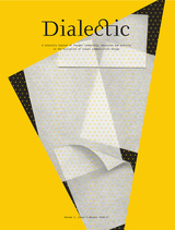 front cover of Dialectic