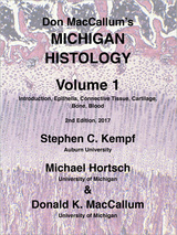 front cover of Don MacCallum's Michigan Histology Vol. 1