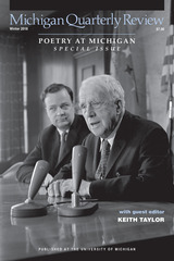 front cover of Michigan Quarterly Review