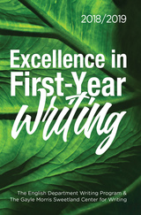 front cover of Excellence in First-Year Writing 2018/2019