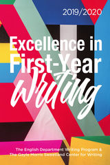 front cover of Excellence in First-Year Writing