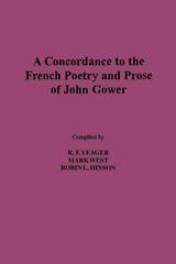 front cover of A Concordance to the French Poetry and Prose of John Gower
