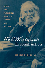 front cover of Walt Whitman's Reconstruction