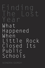 front cover of Finding the Lost Year