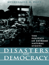front cover of Disasters and Democracy