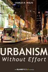 front cover of Urbanism Without Effort