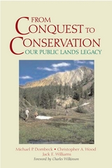 front cover of From Conquest to Conservation