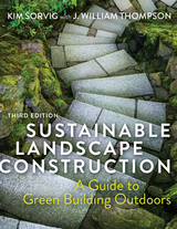 front cover of Sustainable Landscape Construction, Third Edition