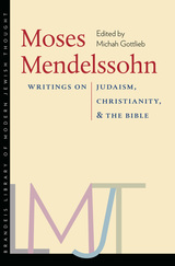 front cover of Moses Mendelssohn