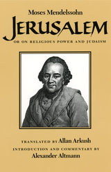 front cover of Jerusalem