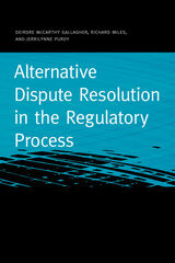 front cover of Alternative Dispute Resolution in the Regulatory Process