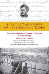front cover of The Civil War Memoir of a Boy from Baltimore