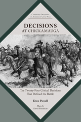 front cover of Decisions at Chickamauga
