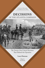 front cover of Decisions of the Atlanta Campaign