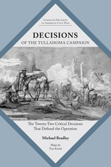 front cover of Decisions of the Tullahoma Campaign