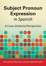 front cover of Subject Pronoun Expression in Spanish