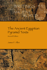 front cover of The Ancient Egyptian Pyramid Texts, Second Edition