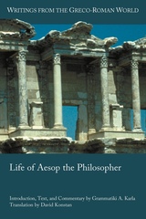 front cover of Life of Aesop the Philosopher