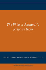 front cover of The Philo of Alexandria Scripture Index