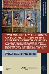 front cover of Two Missionary Accounts of Southeast Asia in the Late Seventeenth Century