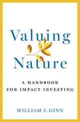 front cover of Valuing Nature