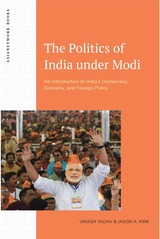 front cover of The Politics of India under Modi