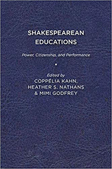 front cover of Shakespearean Educations