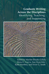front cover of Graduate Writing Across the Disciplines