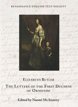 front cover of The Letters of the First Duchess of Ormonde