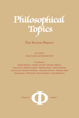 front cover of Philosophical Topics 42.1