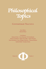 front cover of Philosophical Topics 42.2