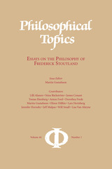front cover of Philosophical Topics 44.1