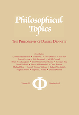 front cover of Philosophical Topics 22