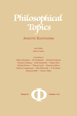 front cover of Philosophical Topics 34.1 and 34.2