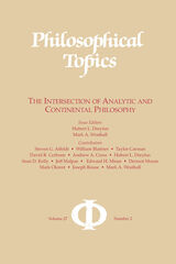 front cover of Philosophical Topics 27.2