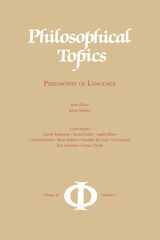 front cover of Philosophical Topics 45.2