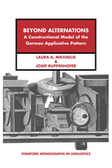 front cover of Beyond Alternations